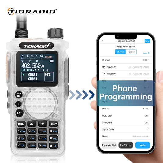 TIDRADIO TD-H8 10W Walkie Talkie Long Range Emergency Radio