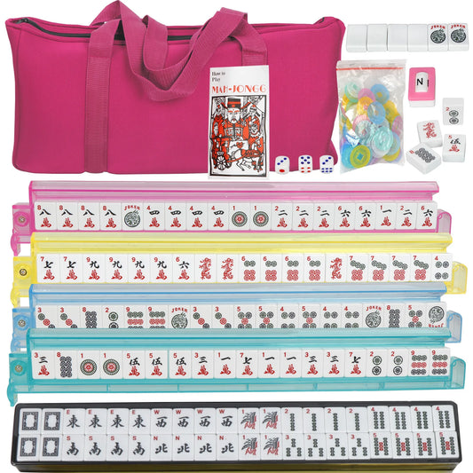 American Mahjong 166 Tile Mah Jongg Set With Pushers