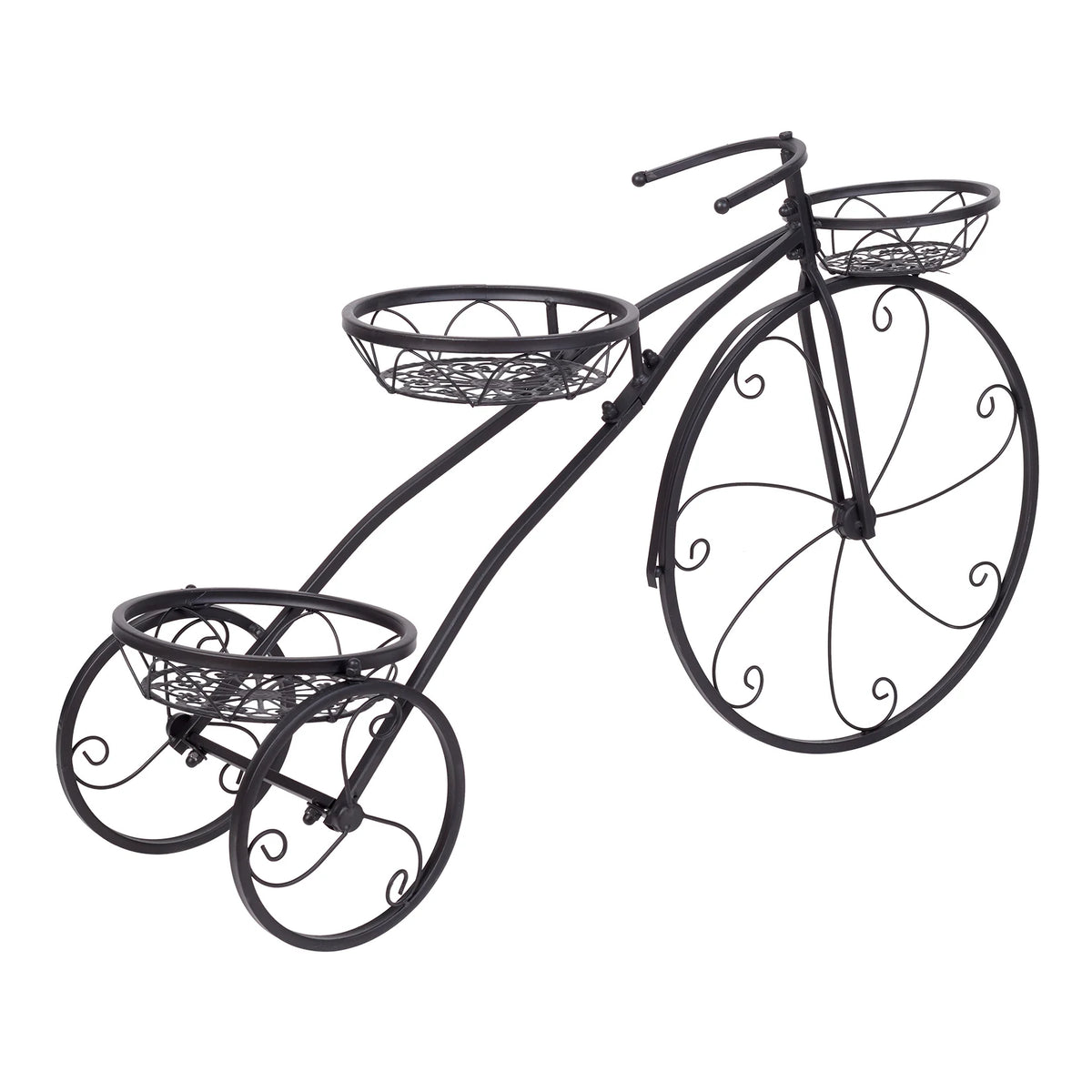 Wisfor 3 Tier Bicycle Plant Stand Metal Flower Pot Holder